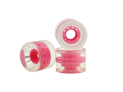 Transparent Dual-Layer Shock-Absorbing PU Wheels