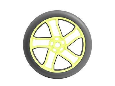 Dual-Color Core Large Wheels